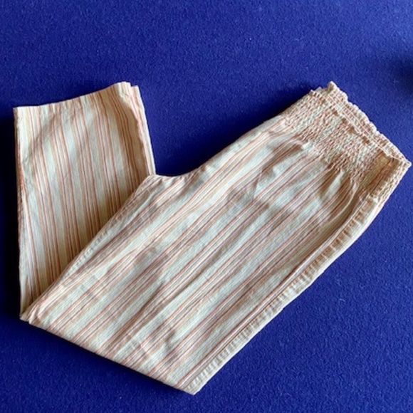 Petit Bateau (Luxury Brand) Stripe Palazzo Pants Girls Size 10 - Picture 3 of 4